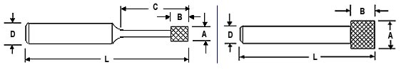 Standard Grinding Mandrels